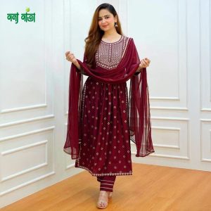 Elegant Linen Three Piece Set for Women