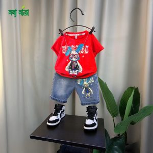 Baby T-shirt and Denim Pant Set