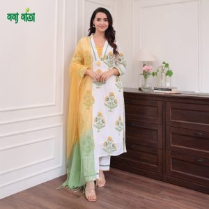 সুতি থ্রি-পিস