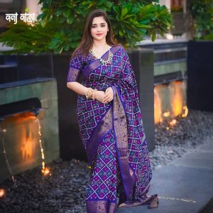 Half Silk Saree with Blouse Piece