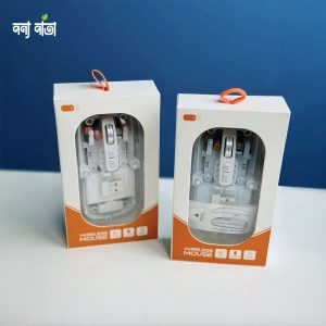 GearUP WM30 Transparent Crystal 2.4G + Bluetooth Magnetic Wireless Mouse