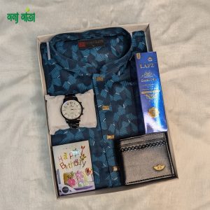Printed Panjabi Combo Set