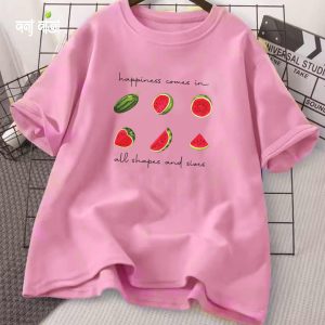 Drop Shoulder Ladies T-shirt