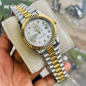 Gold Quartz Watch For Men