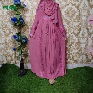 Embroidery Borka with Hijab