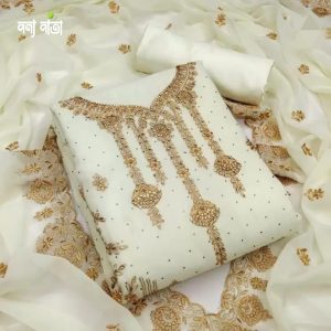 Embroidary Georjet Three Piece