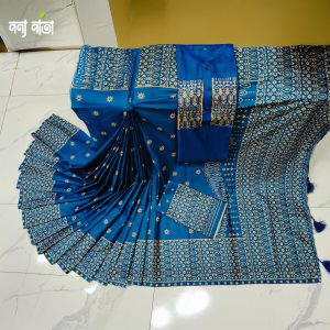 Sharee Panjabi Couple with Blouse Piece